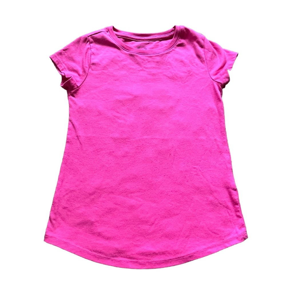 Wonder nation pink size small 6 - 6x short sleeve shirt